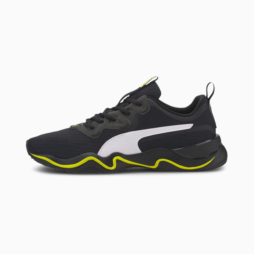 Puma Zone XT Férfi Edzőcipő - Fekete/Sárga ( Hungary - SNYIV3562 )